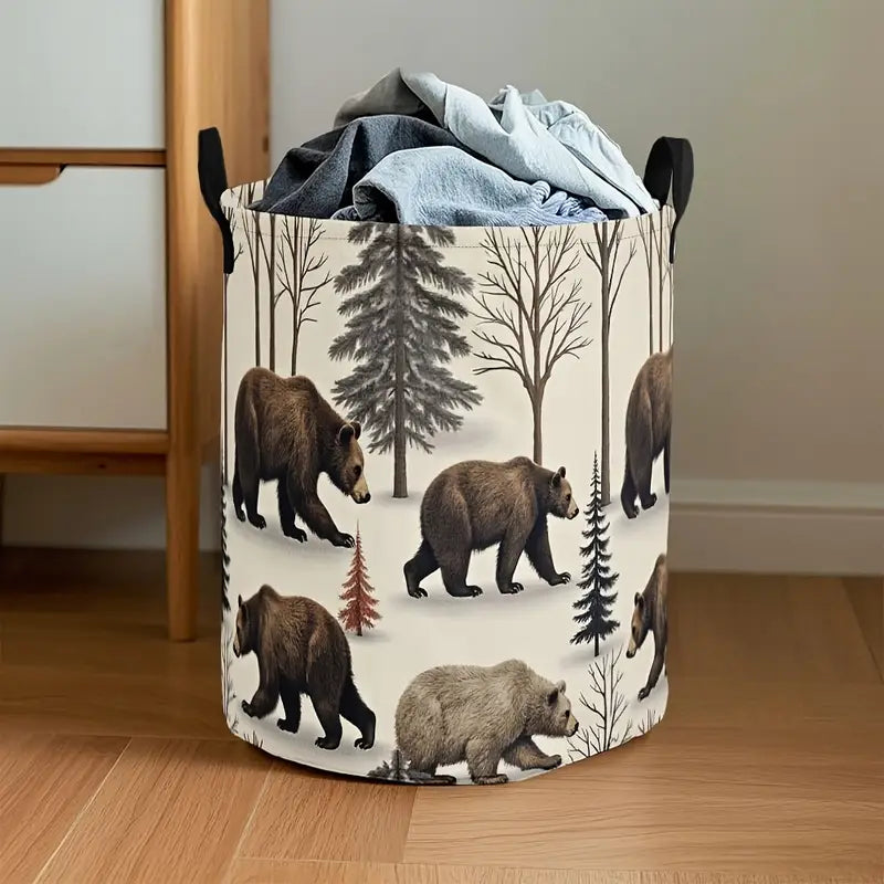 Woodland Bears - Storage Basket