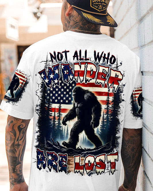 NOT ALL WHO WANDER ARE LOST ALL OVER PRINT