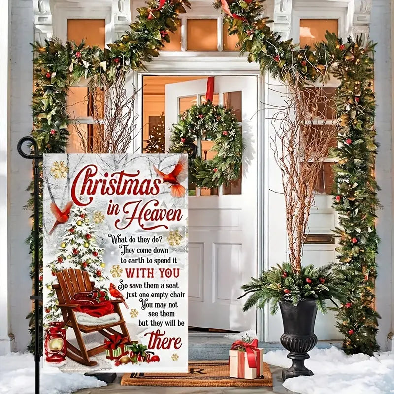 Christmas In Heaven - Garden Flag, House Flag
