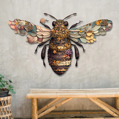 Beautiful Bee Metal Sign - Perfect Gift For Home