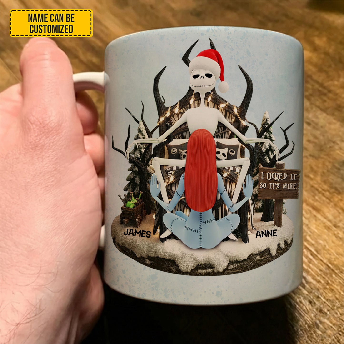 Turns Out I Like You - Personalized Couple White Mug