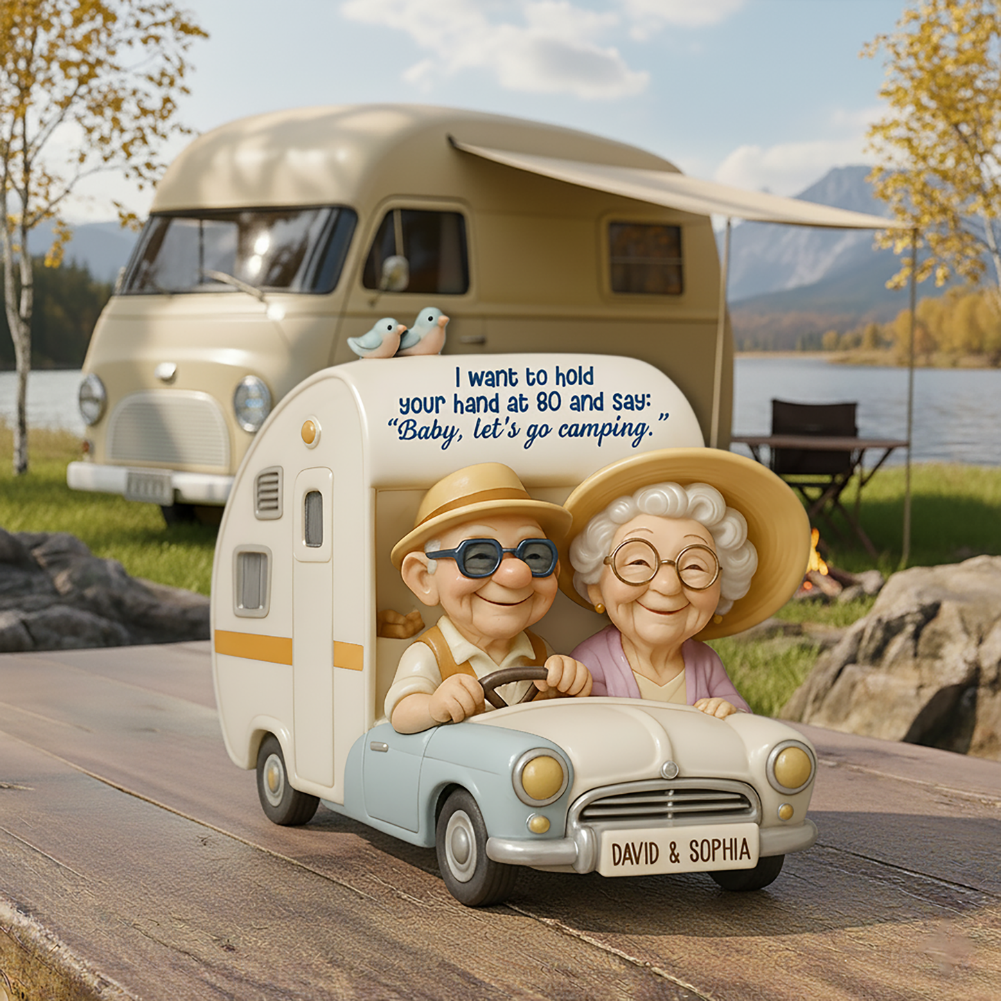 Still Camping Together – Personalized Couple Acrylic Plaque