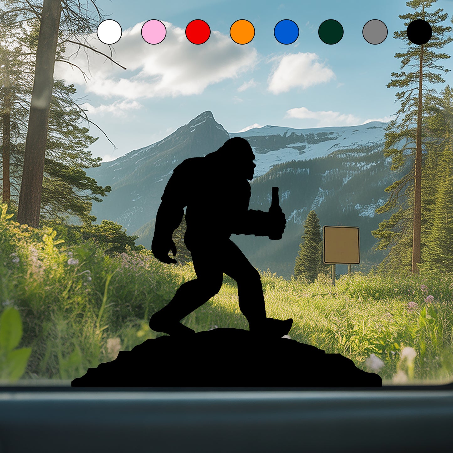 Chillin’ Bigfoot Sticker