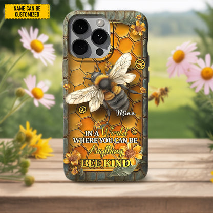 Bee Kind - Personalized Bee Phone Case