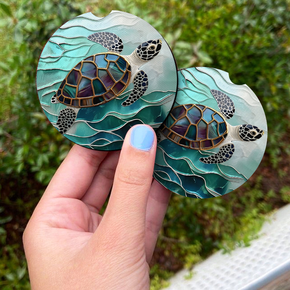 Ocean Turtle Car Coaster
