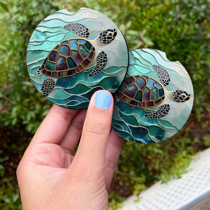 Ocean Turtle Car Coaster