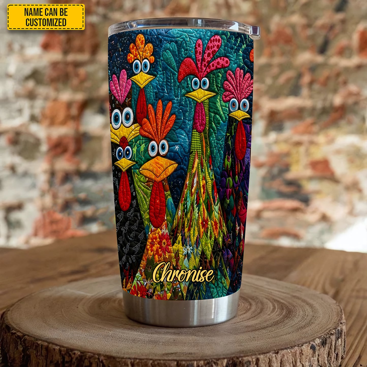 Funny Chickens – Personalized Chicken Tumbler