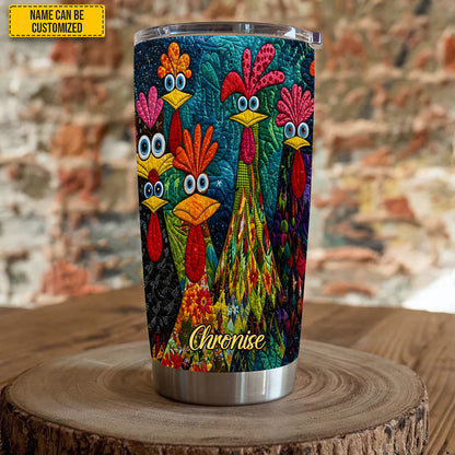 Funny Chickens – Personalized Chicken Tumbler