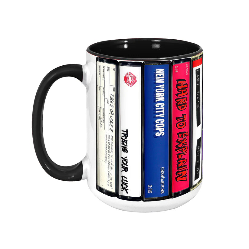 The Strokes Albums Cassette Retro Collection Accent Mug