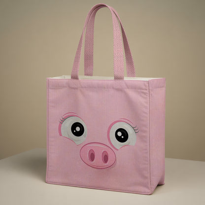 Cute Pig Tote Bag