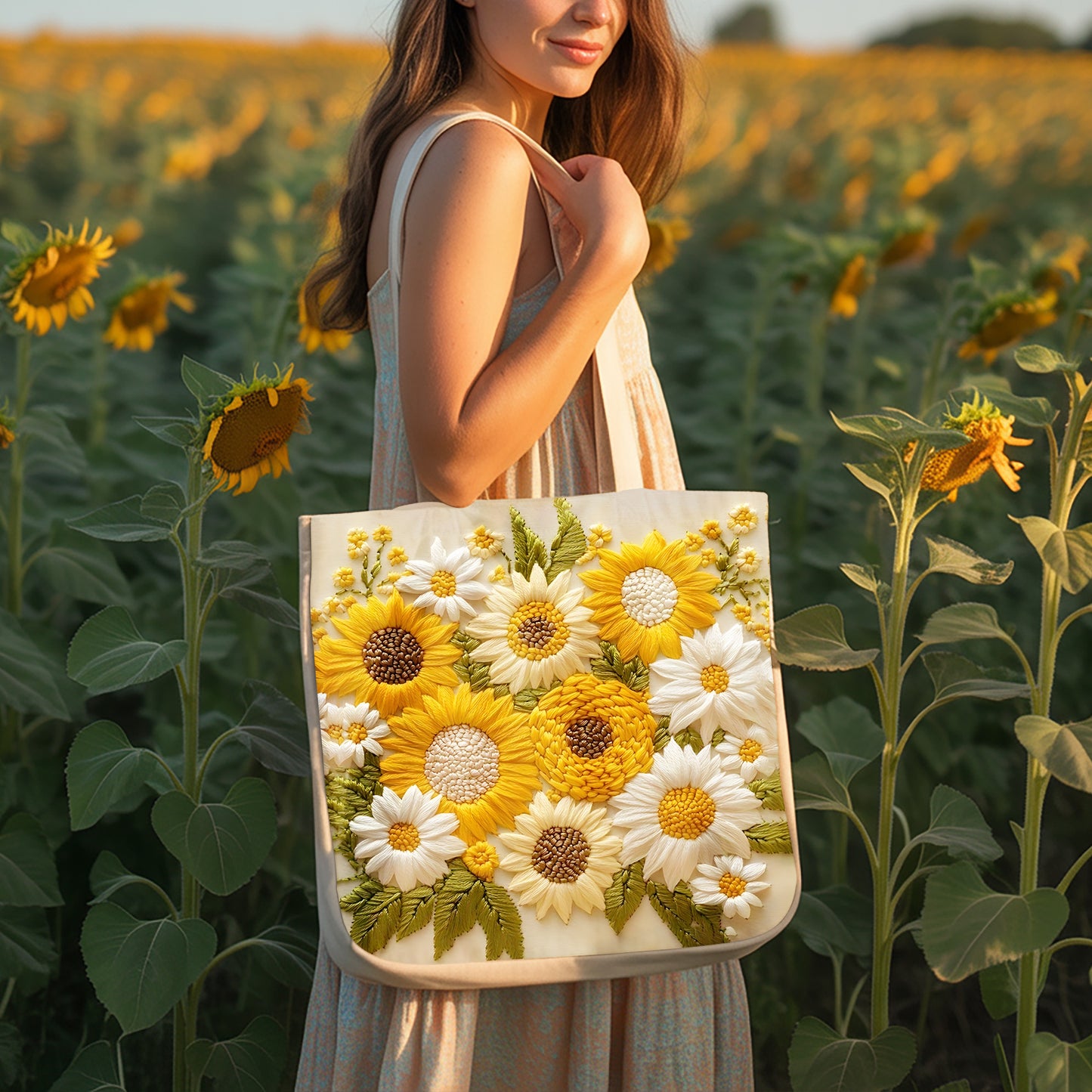 Love Sunflowers - Sunflower Tote Bag
