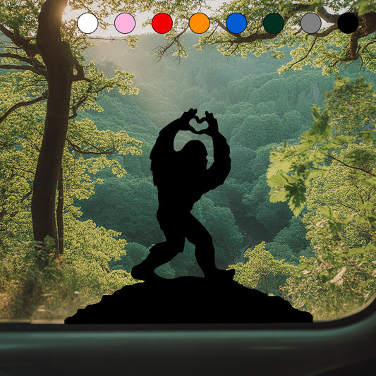 Forest Love Bigfoot Sticker