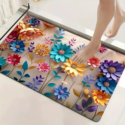 Beautiful Flowers - Flower Doormat