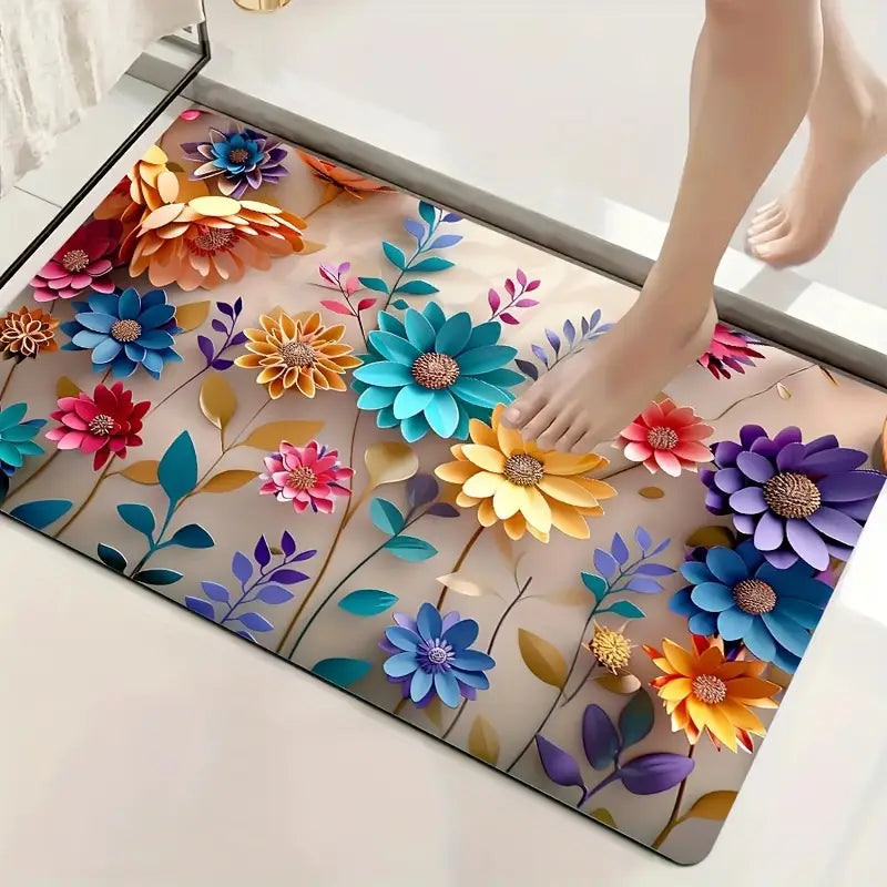 Beautiful Flowers - Flower Doormat