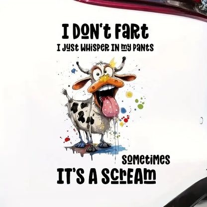 I Don't Fart - Cow Sticker