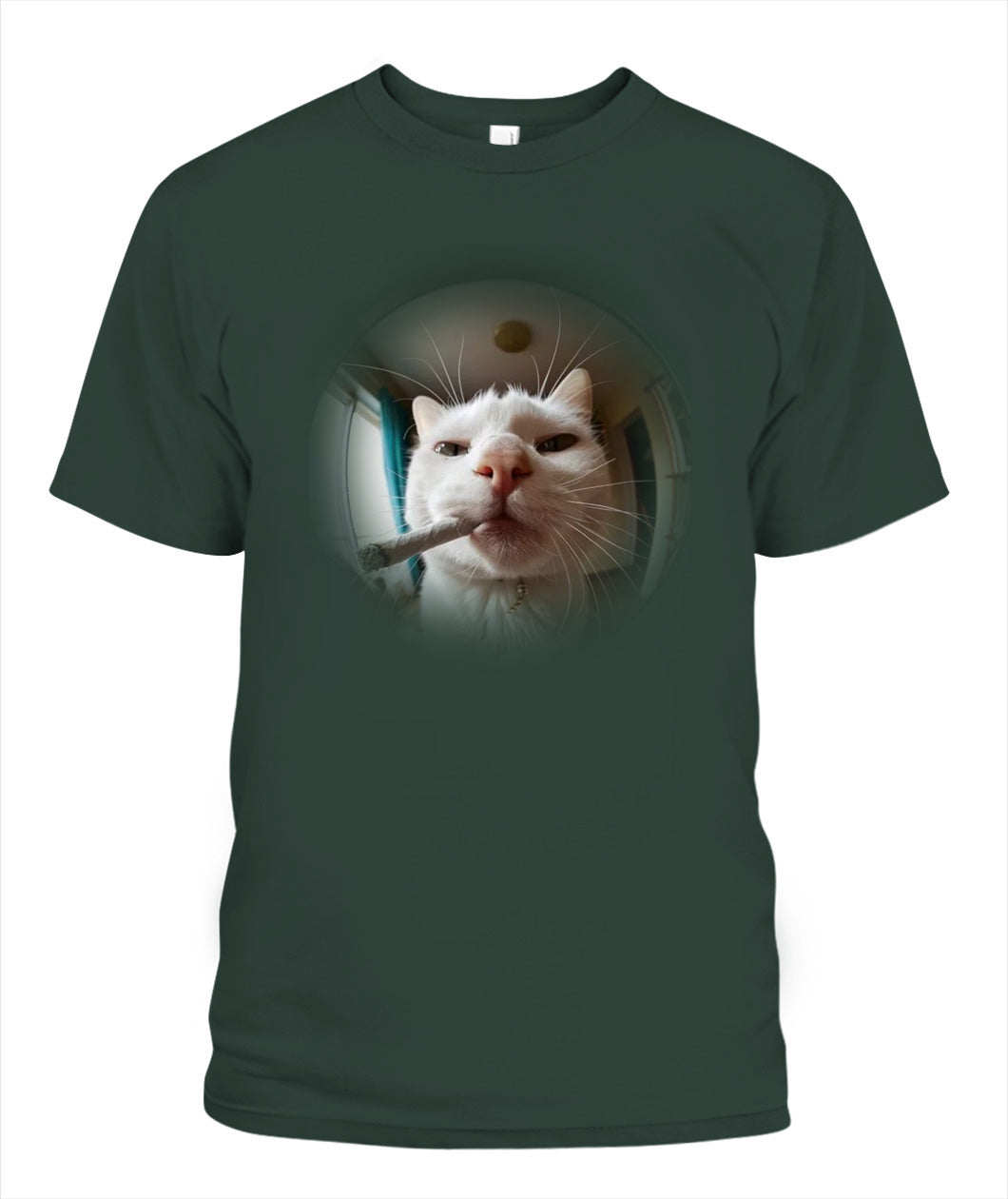 Smokin’ Cat – Funny Meme Graphic Tee