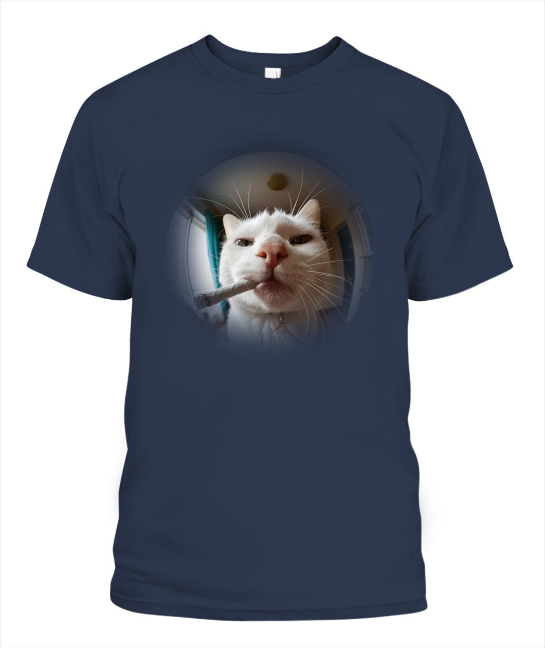 Smokin’ Cat – Funny Meme Graphic Tee
