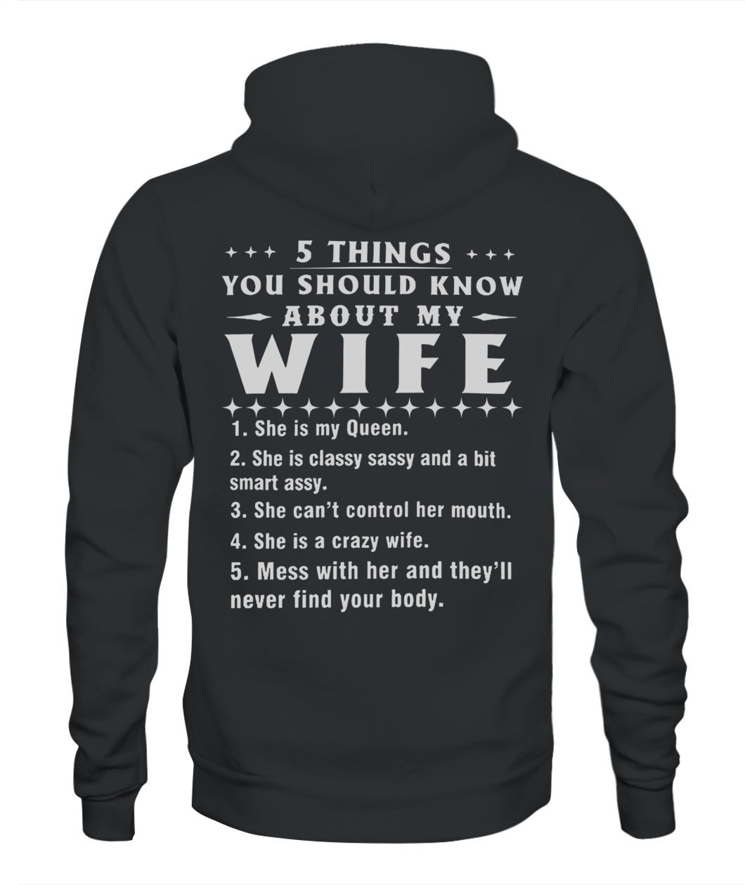 5 Things You Should Know About My Wife, Funny Husband Shirt, Proud Husband Gift Shirt