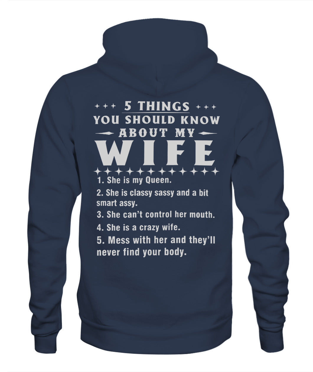 5 Things You Should Know About My Wife, Funny Husband Shirt, Proud Husband Gift Shirt