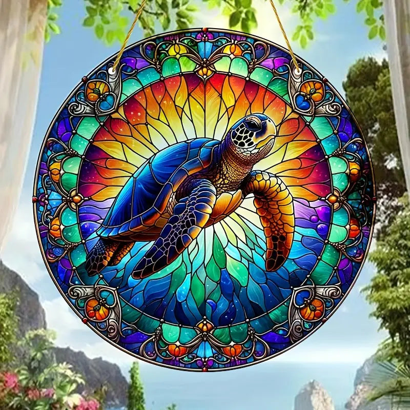 Sea Turtle Window Hanging Garden Suncatchers