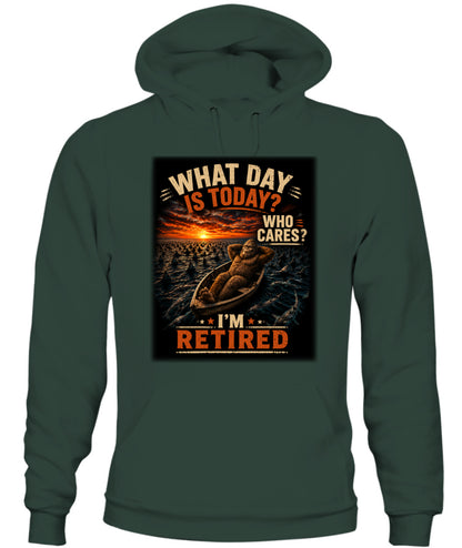 Who Cares? I'm Retired – Bigfoot Retirement Shirt