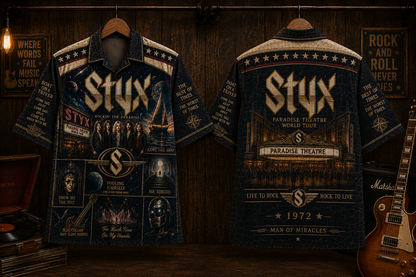 Styx Hawaiian Shirt - Vintage Music Fan Gift