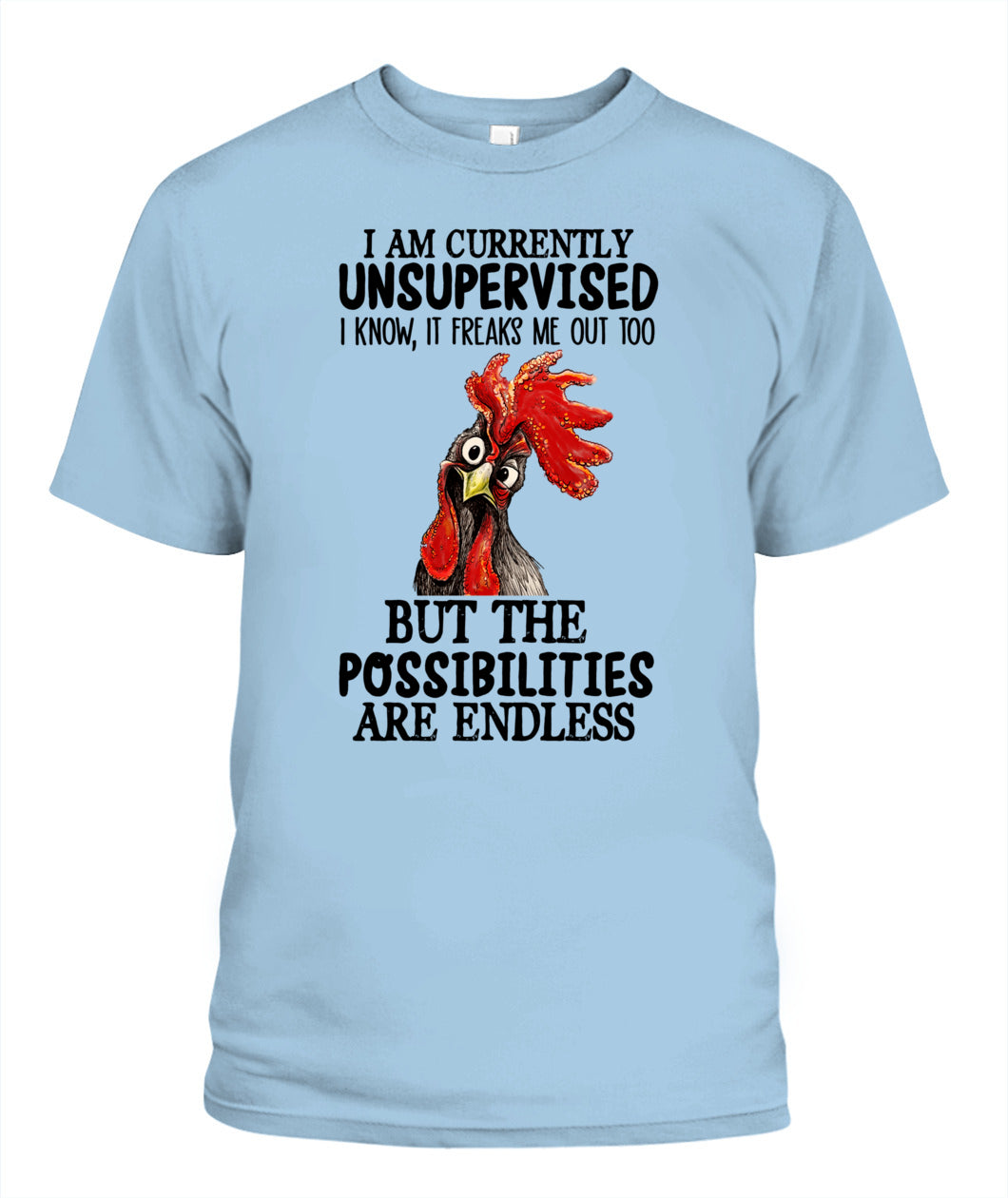 Funny Rooster Chicken Shirt, Crazy Chicken Lover Graphic Farm Animal Shirt, Gift For Men