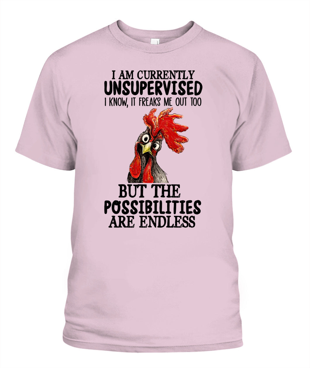 Funny Rooster Chicken Shirt, Crazy Chicken Lover Graphic Farm Animal Shirt, Gift For Men