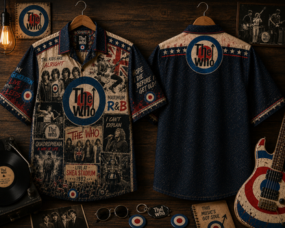 The Who Hawaiian Shirt - Vintage Music Fan Gift