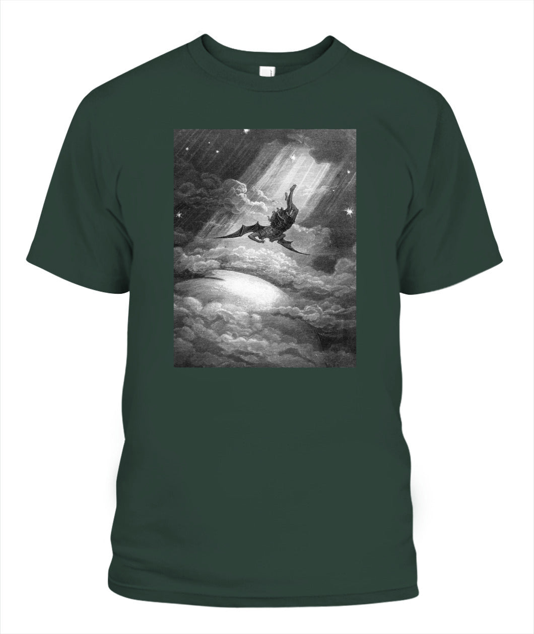 Fallen Angel in the Cosmos – Vintage Dark Fantasy Apparel