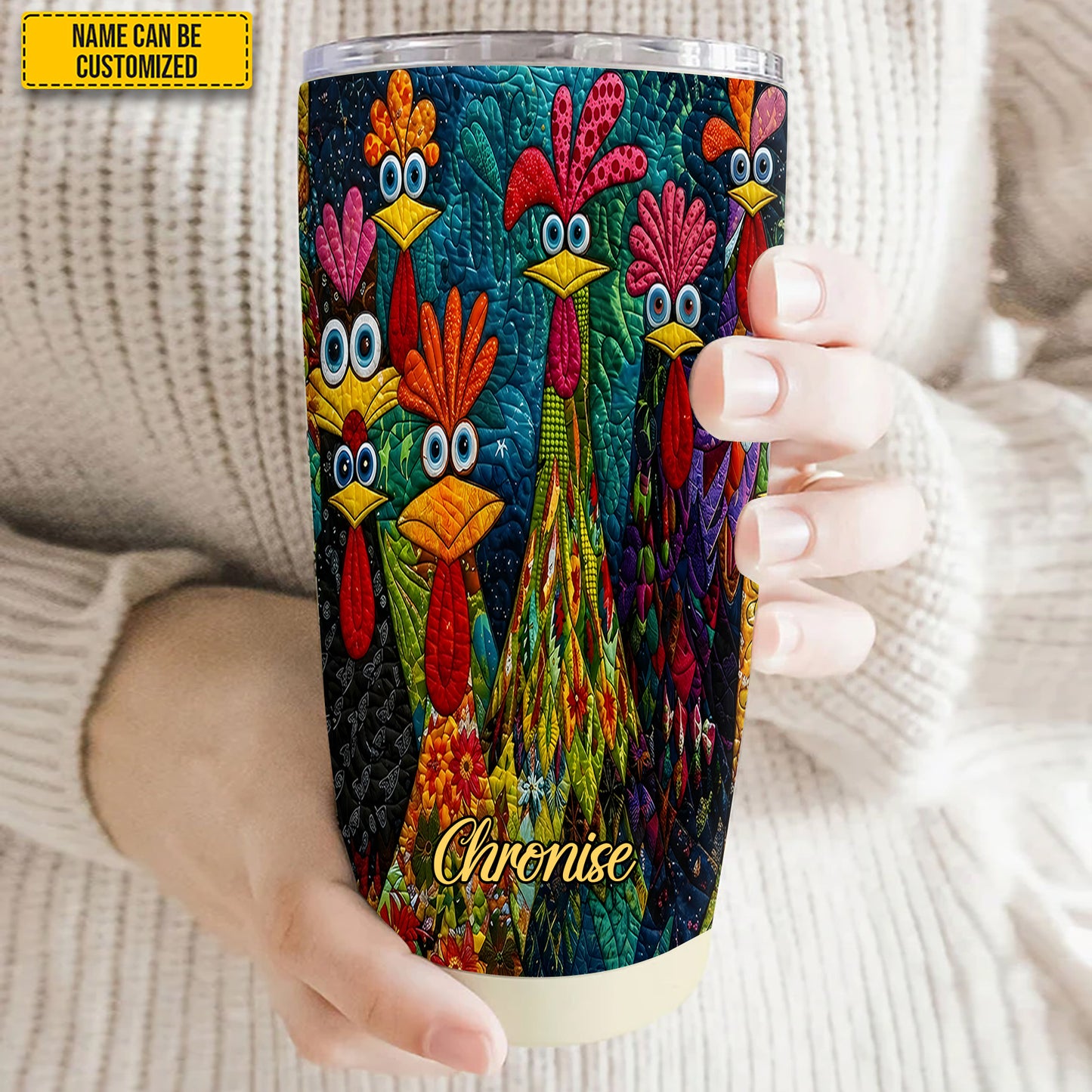 Funny Chickens – Personalized Chicken Tumbler