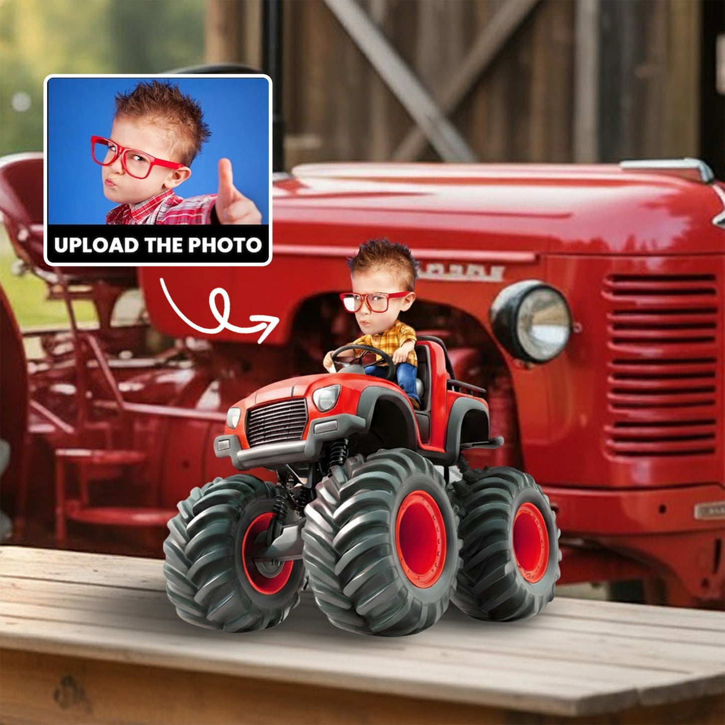 Little Driver – Personalized Photo Acrylic Plaque