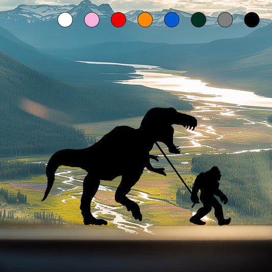 Dino Walker Bigfoot Sticker
