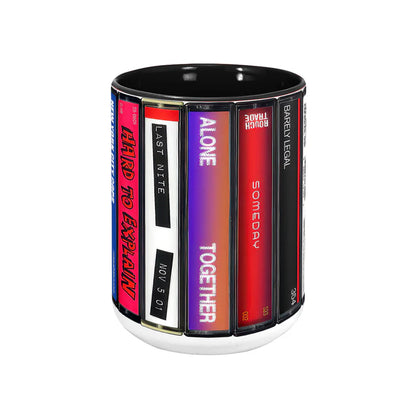 The Strokes Albums Cassette Retro Collection Accent Mug