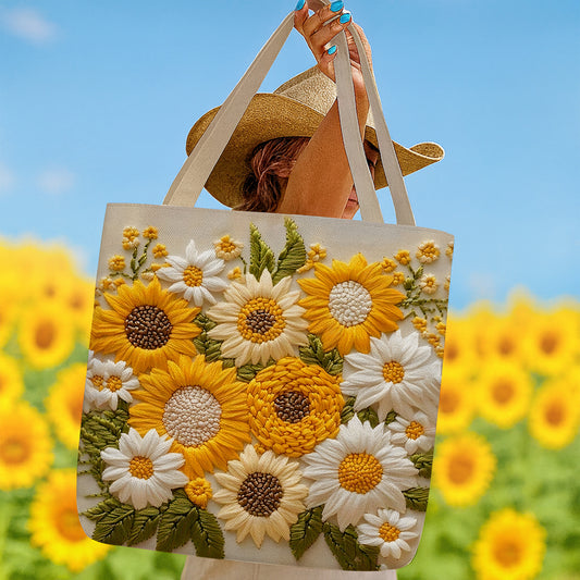 Love Sunflowers - Sunflower Tote Bag