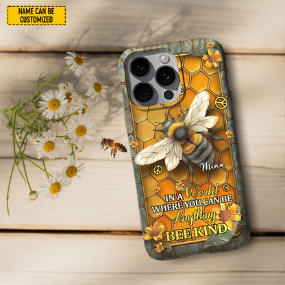 Bee Kind - Personalized Bee Phone Case