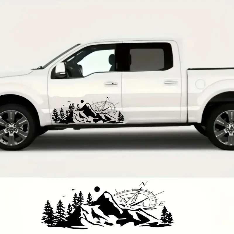Sunset Mountain Vinyl Decal