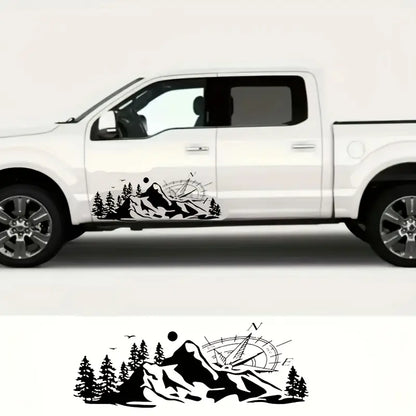 Sunset Mountain Vinyl Decal