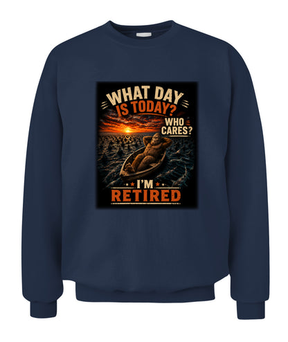 Who Cares? I'm Retired – Bigfoot Retirement Shirt
