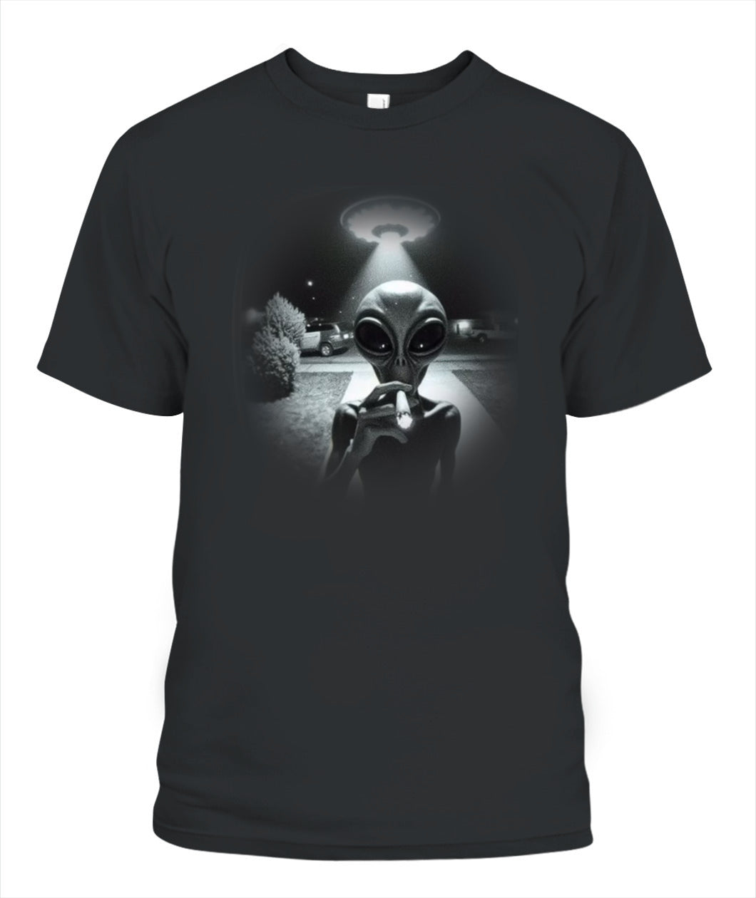 The Truth Is Smoked Out There – Funny Alien Tee