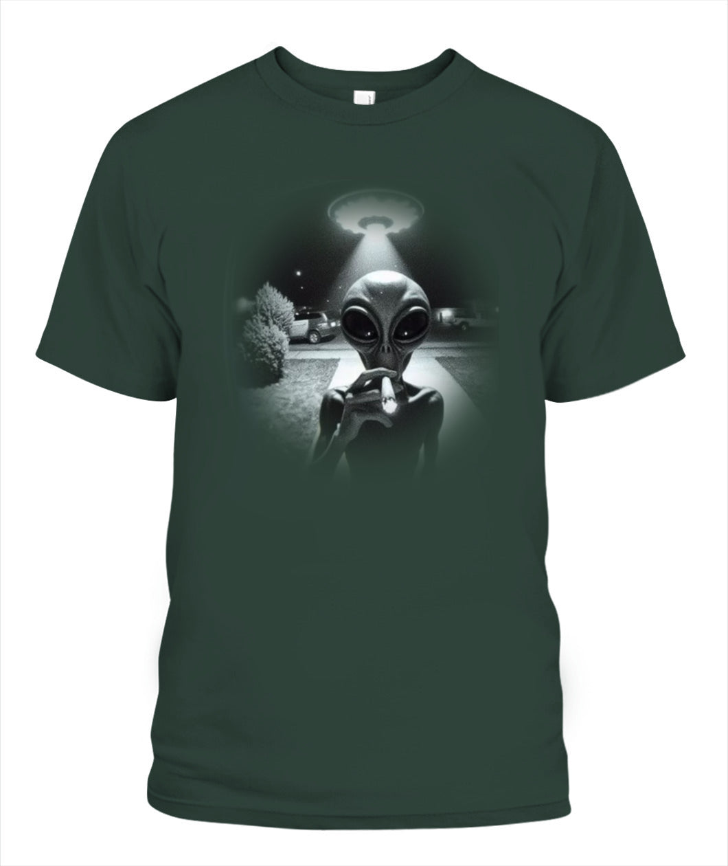 The Truth Is Smoked Out There – Funny Alien Tee