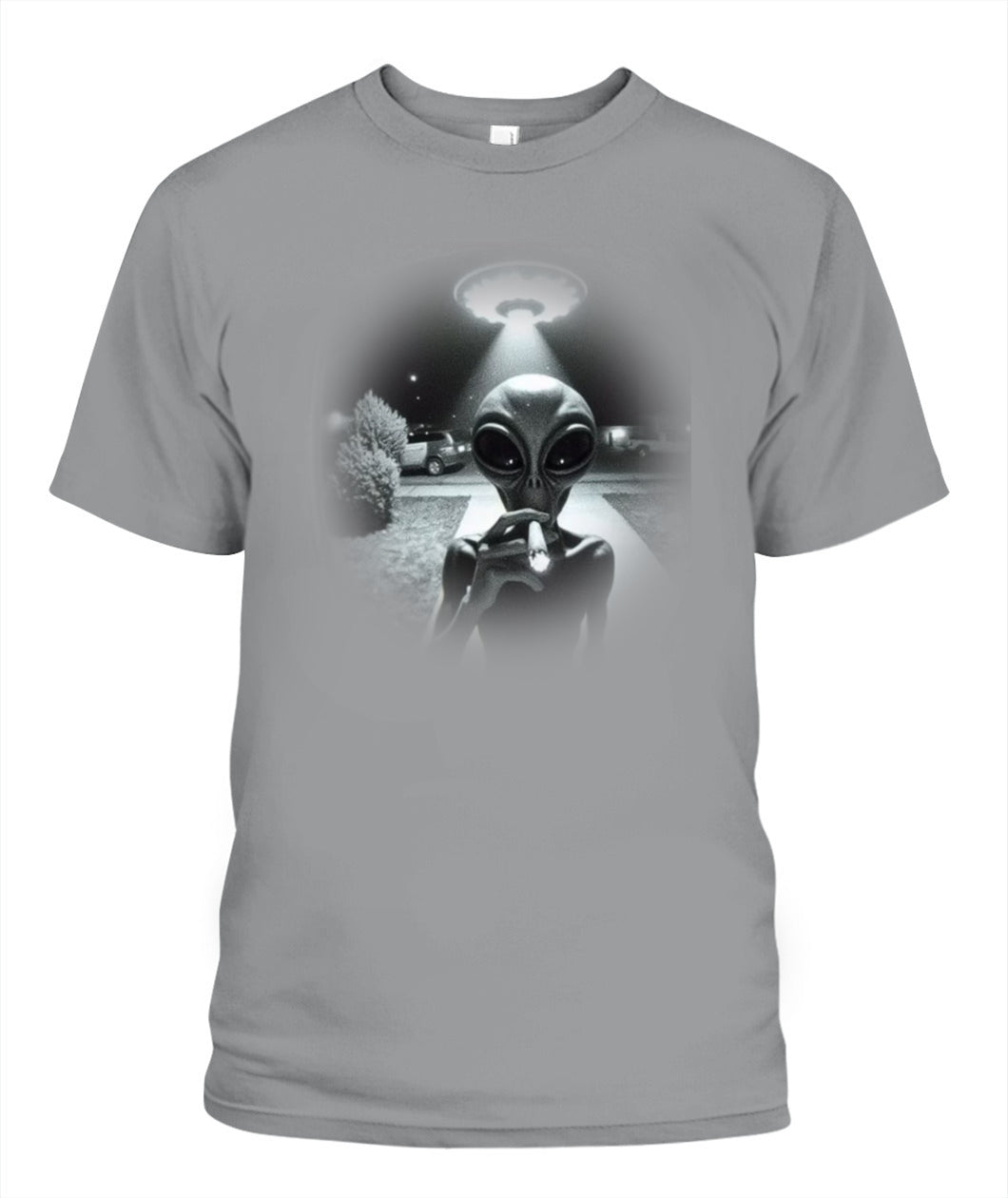The Truth Is Smoked Out There – Funny Alien Tee