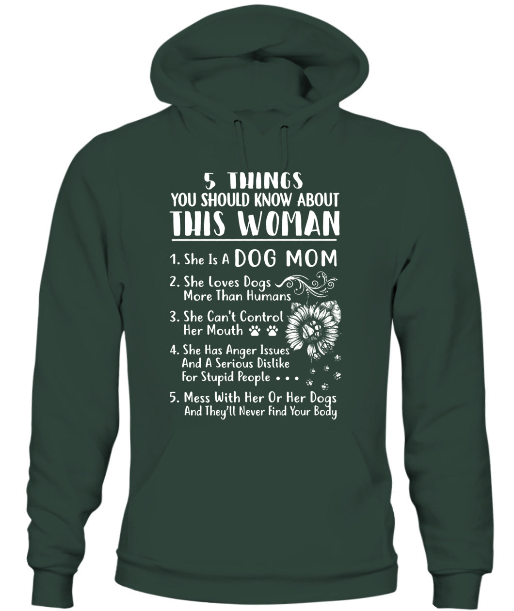 5 Things You Should Know About This Dog Mom – Funny Dog Lover Shirt | Gift for Moms