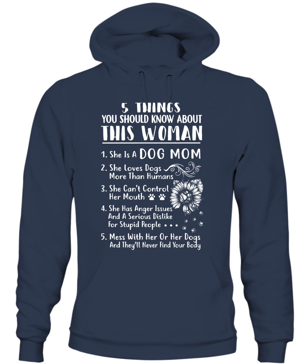 5 Things You Should Know About This Dog Mom – Funny Dog Lover Shirt | Gift for Moms