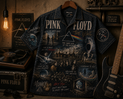 Pink Floyd Hawaiian Shirt Version 2 - Vintage Music Fan Gift