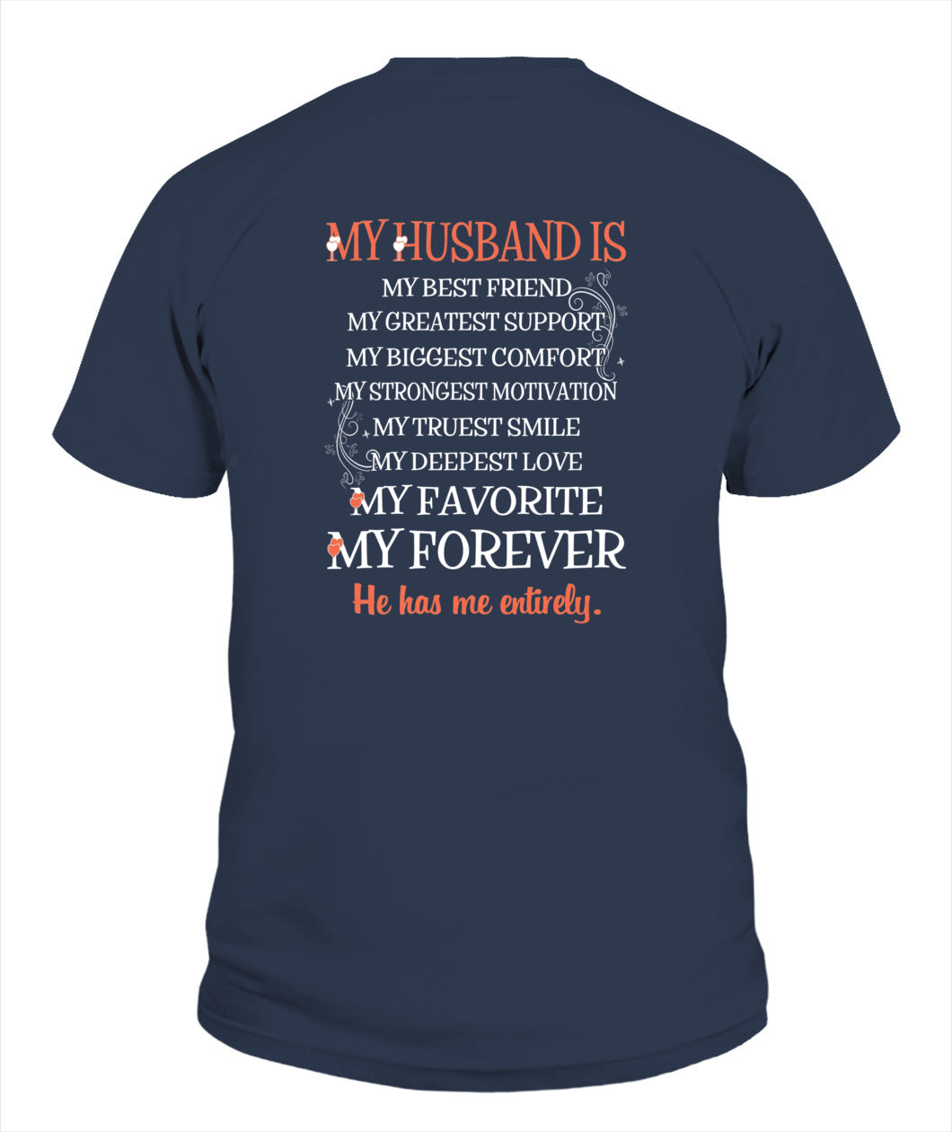 My Husband Is My Best Friend – Romantic Love Quote Shirt | Meaningful Gift for Wife