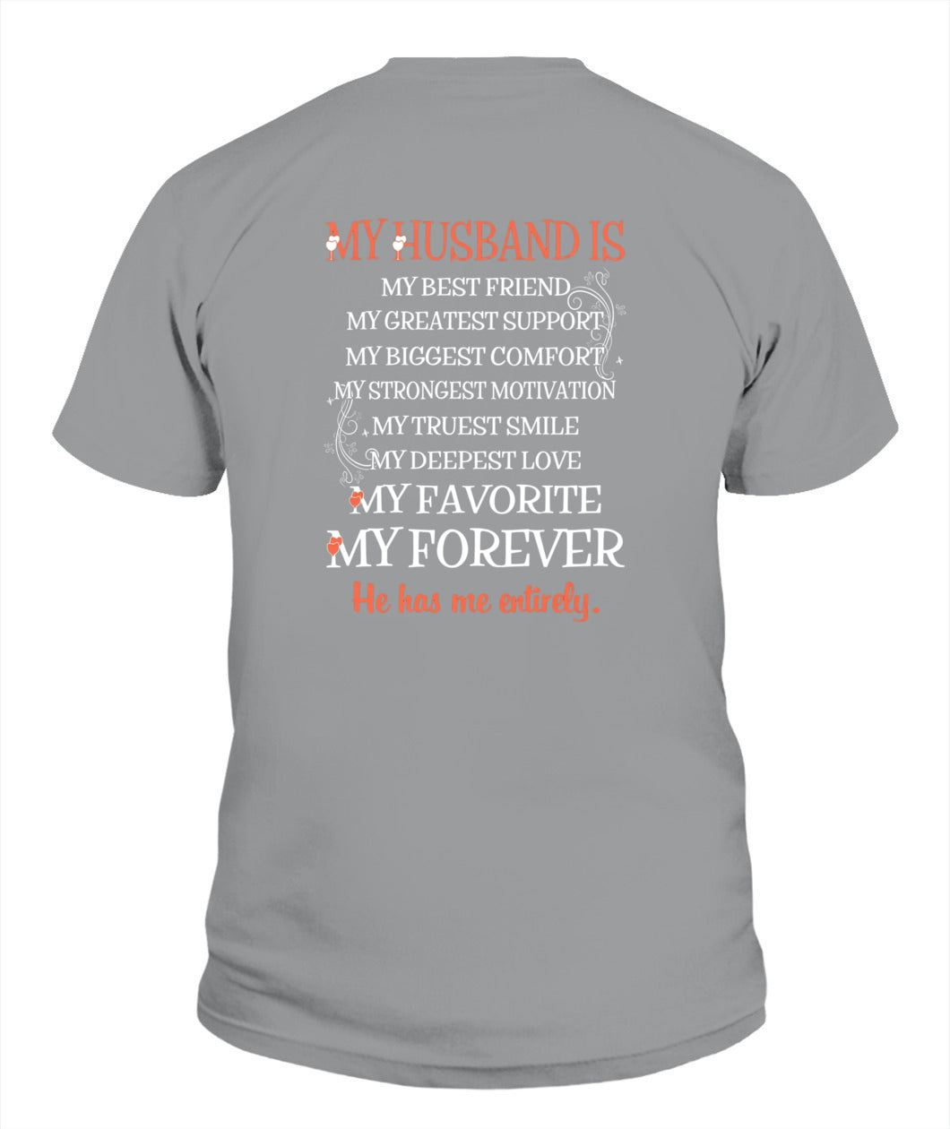 My Husband Is My Best Friend – Romantic Love Quote Shirt | Meaningful Gift for Wife