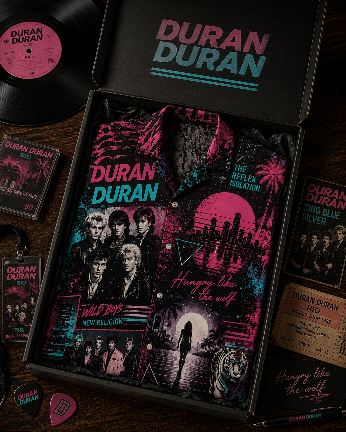 Duran Duran Hawaiian Shirt - Vintage Music Fan Gift