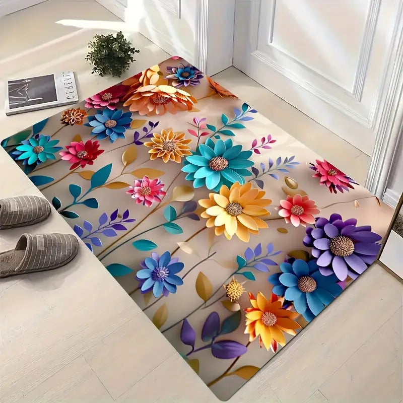 Beautiful Flowers - Flower Doormat