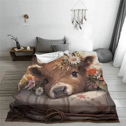 Cozy & Cute Cow - Beautiful Cow Blanket